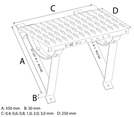 PLATFORM SET METAL GERMANIA 
