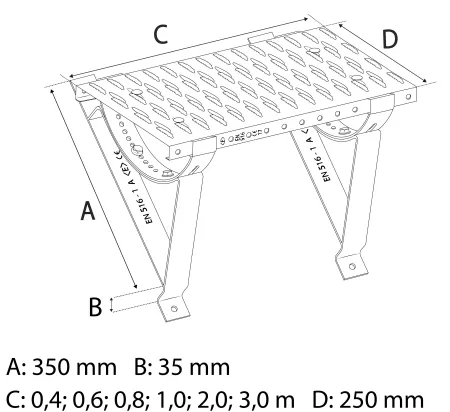 PLATFORM SET METAL VENECJA