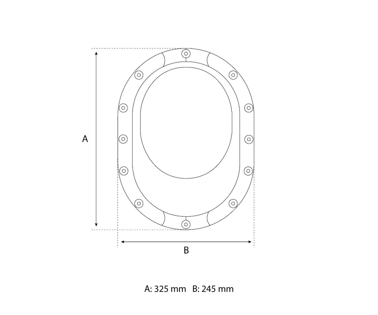  Eurovent® VENTOS X F22 rysunek TOP